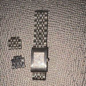 VERY Rare Boucheron  Reflect, full Pavé diamond face Watch
